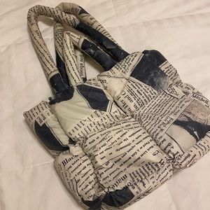 In our bag puffer tote